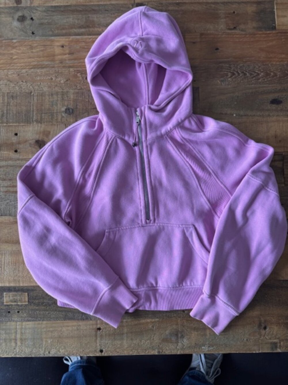 Lululemon Scuba Oversized Half-Zip Hoodie - Velvet Dust (Size XS/S)